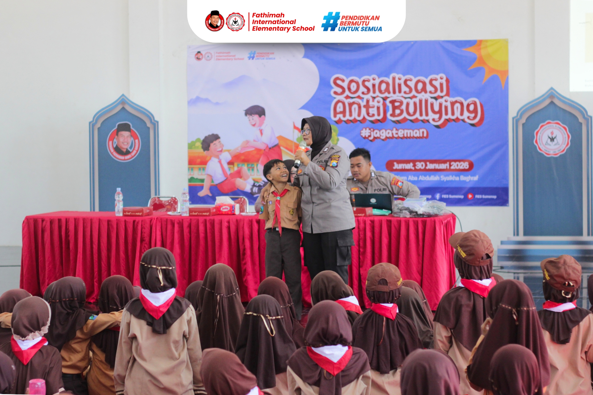 Sosialisasi Anti Bullying Polres Sumenep di FIES
